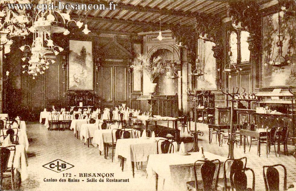 172 - BESANÇON - Casino des Bains - Salle du Restaurant